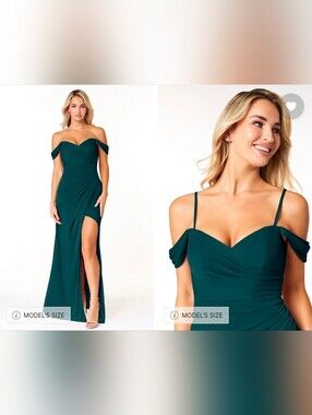Azazie Tessa Bridesmaid Dress in Pine